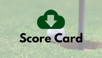 Riverview Golf Course Score Card
